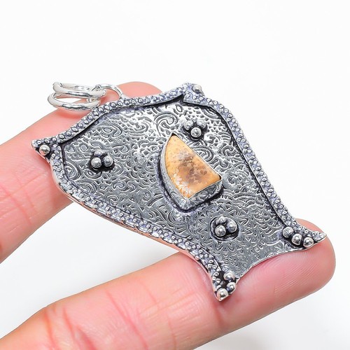 Fossil coral gemstone - coral, handmade