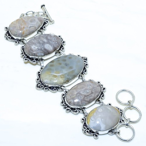 Fossil coarl gemstone handmade - fossil,