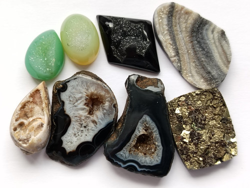 Lot mixed druzy - 8,