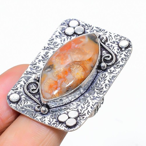 Fossil coral gemstone handmade - gemstone,
