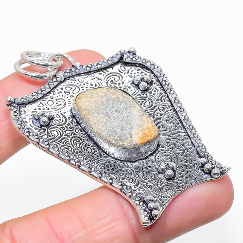 Fossil coral gemstone - fossil,