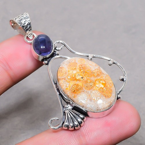 Fossil coral african amethyst - coral,