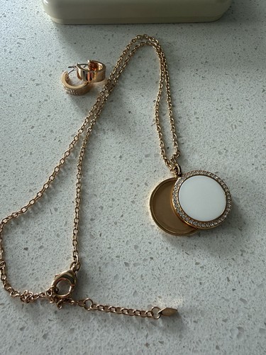 Fossil rose gold crystal - rose,