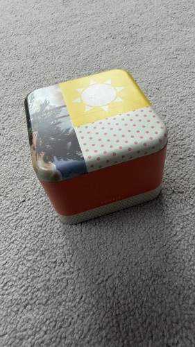 Fossil decorative metal tin - decorative,